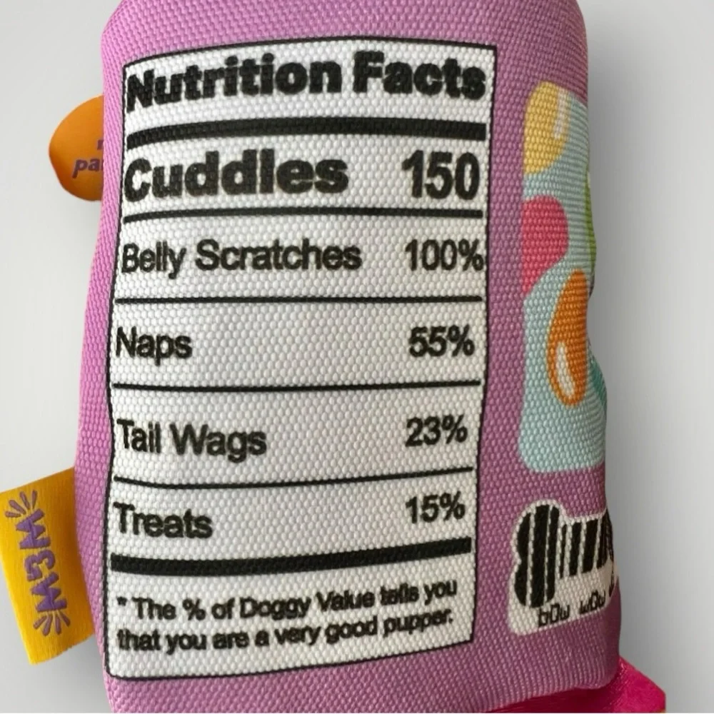 Woof & Whiskers Easter Jelly Beans Separable Dog Toy Plush New - Picture 7 of 14